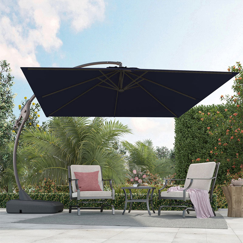 leave patio umbrella open PURPLE LEAF Cantilever 10' X 13' Extra Large, Beige PSA: Don't leave the umbrella