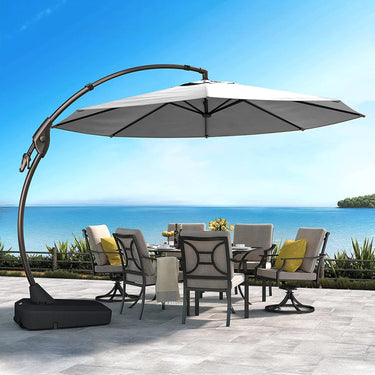 12 FT Deluxe NAPOLI SUNBRELLA Cantilever Umbrella