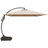GRAND PATIO 10x13 FT Rectangular Cantilever Patio Umbrella with Base, with Umbrella Cover.