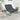 GRAND PATIO Indoor & Outdoor Rocking Chair with Thicken Dark Grey Cushion Set.