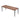 Grand Patio 2-seat bench with a steel frame and leather-look resin wicker in a brown and black color scheme.