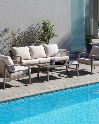 GRAND PATIO 5 Person Patio Furniture Set With Olefin Cushions