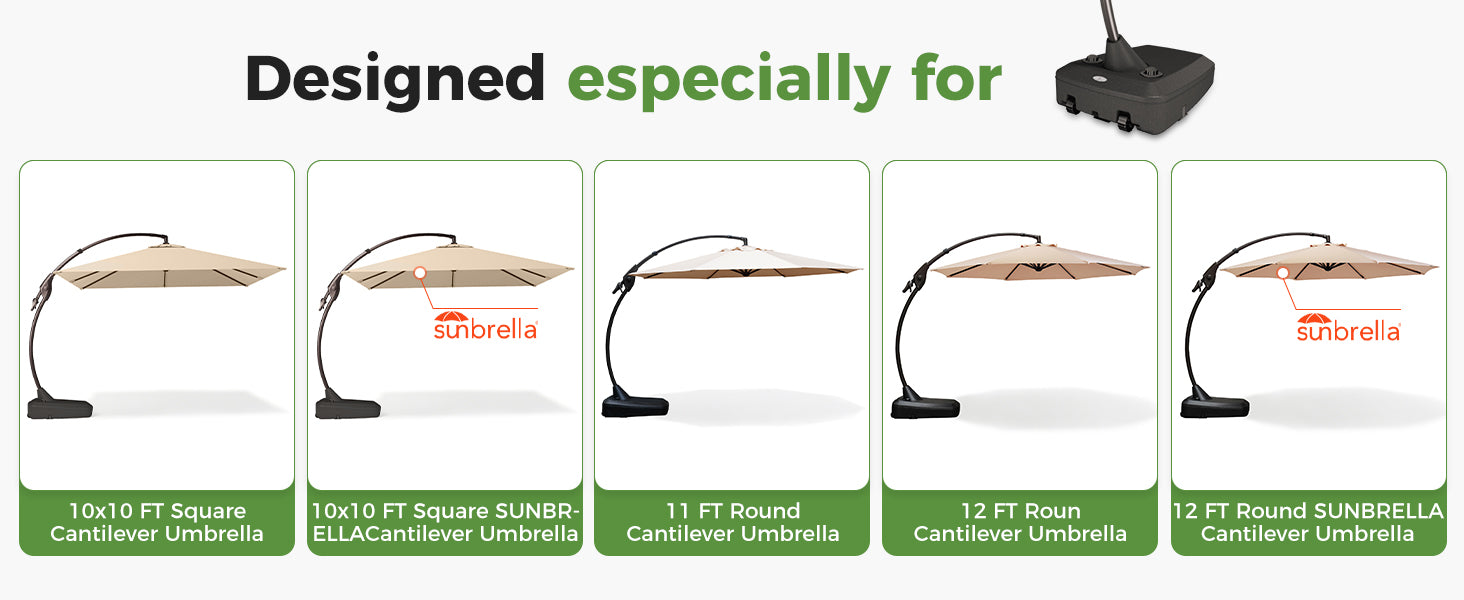 grand patio umbrella instructions GRAND PATIO Offset Patio Umbrella Base (Does not include base cross, w – GRANDPATIO