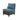 Grand Patio outdoor wicker sectional sofa with thick blue cushions and a sturdy steel frame.