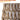 Hand-woven resin wicker product with a simple arrow pattern on a white background