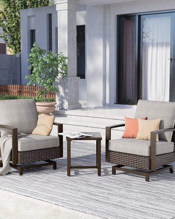 GRAND PATIO Outdoor Aluminum Conversation Sofa Sets, Rattan Furniture Set