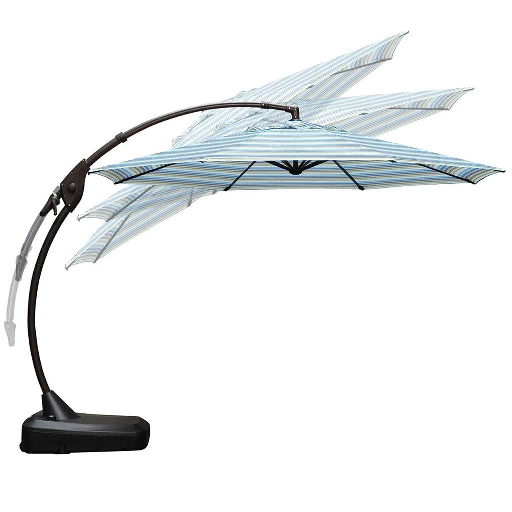 grand patio deluxe umbrella canada GRAND PATIO 11FT Cantilever Patio Umbrella with Base