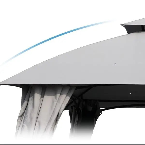 Close-up of a tent with a white background