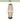 Woven rattan vase with measurements on a white background