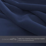 GRANDPATIO Large Rectangular Patio Umbrella with Base, with Umbrella Cover, Cantilever Umbrellas Easy Tilt.