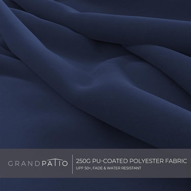 GRANDPATIO Large Rectangular Patio Umbrella with Base, with Umbrella Cover, Cantilever Umbrellas Easy Tilt.