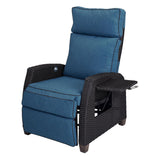 MOOR indoor and outdoor wicker extra-long recliner with cushion