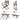 GRAND PATIO Outdoor Dining Set, Extendable Table with Extra-Wide Foldable Chairs.