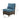 Grand Patio outdoor wicker sectional sofa with thick blue cushions and a sturdy steel frame, featuring a modular design.
