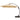 Beige patio umbrella with a black curved stand on a white background