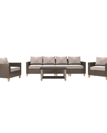 GRAND PATIO Sofa Sets 7 Pieces Conversation Set for 6 people with Coffee Table