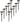 Set of 12 solar pathway lights on a white background
