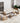 Duisburg 5-Seat Conversation Sofa Set, All Aluminum Outdoor Furniture with Removable Cushions and Coffee Table White