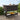 Wicker bar cart on a wooden deck with outdoor setting
