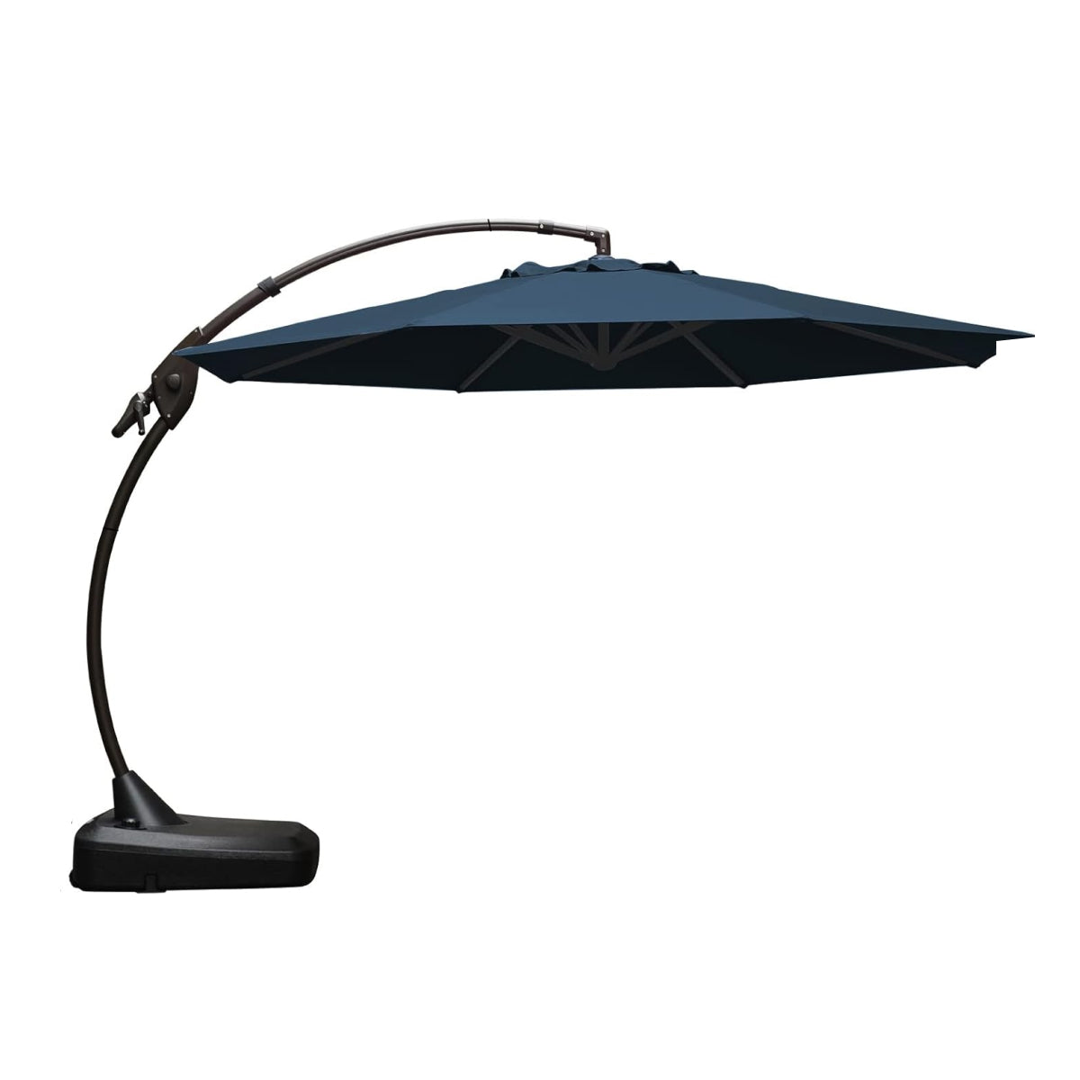 12FT Round Sunbrella Cantilever Umbrella with Base 12FT Round Sunbrella Cantilever Umbrella with Base