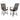 Two high-bar stools with gray mesh seats and black metal frames on a white background.