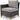Grand patio outdoor wicker sectional sofa with thick gray cushions and a sturdy steel frame, featuring a modular design.