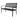 Durable garden bench with anti-rust steel frame and floral lattice design, measuring 49.5 inches wide and 34 inches tall.