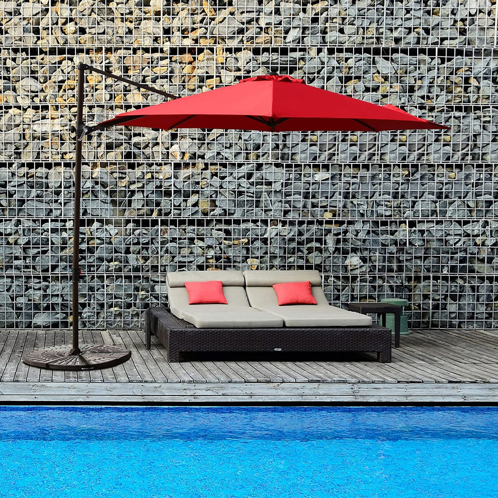 grand patio umbrella website GRAND Patio 10FT Outdoor Aluminum Patio Umbrella, Market Cantilever large Outdoor Umbrella Polyester Patio Shade UV Protection,Offset Patio Umbrella W