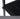 Close-up of a black padded mesh sling on a chair with 'Grand patio' branding.