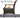 Traditional wicker patio dining chair with a gray cushion, featuring a sturdy frame and ergonomic armrests.