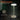 Weather-resistant lamp with raindrops on a dark background