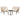 GRAND PATIO Outdoor Wicker Sofa 5-Piece Set with Beige Thick Cushions, with Patio Coffee Table.