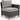 Grand Patio outdoor wicker sectional sofa with thick gray cushions and a sturdy steel frame, featuring a modular design.