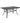 GRAND PATIO Outdoor 42'' Metal Dining Table Round with 1.5“ Umbrella Hole, Rust-Free Steel Picnic Table