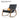 GRANDPATIO Outdoor Modern Rocking Chair with Water-Resistant Fabric & Walnut-Finish Legs.