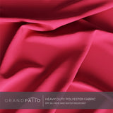 Grand patio heavy duty polyester fabric in vibrant pink, showcasing a smooth, water-resistant texture.