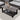 GRAND PATIO Coffee Table 40 in Patio Steel Side Table Modern Rectangle Coffee Table Fit with Patio Conversation Set.